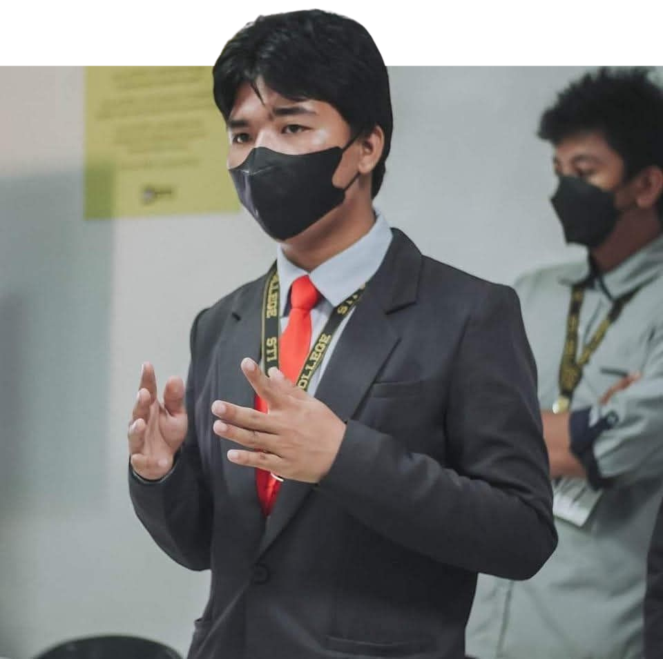 Mark Anthony Gabo in formal attire