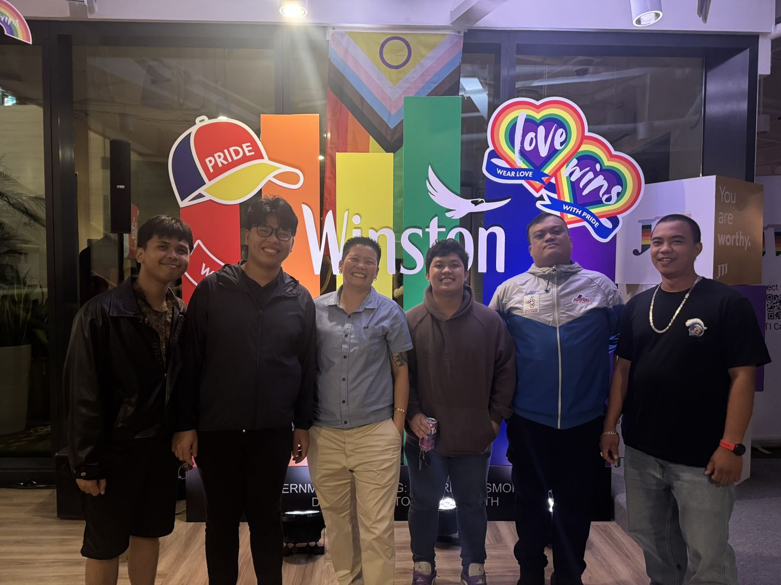 Mark Anthony Gabo at a JTI Pride event